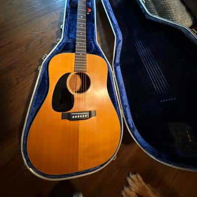 1975 Martin D-18L Left-Handed Acoustic Guitar w/ Original Case & Paperwork image 1