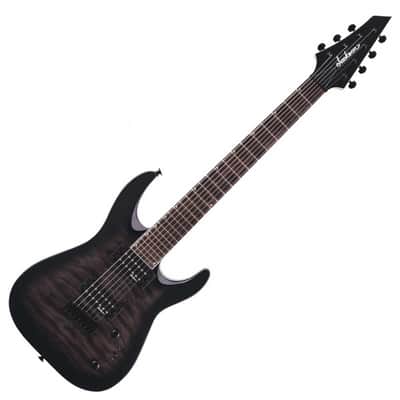JACKSON - JS22 7 DKA QM - Transparent Black Burst 2918804585 image 2