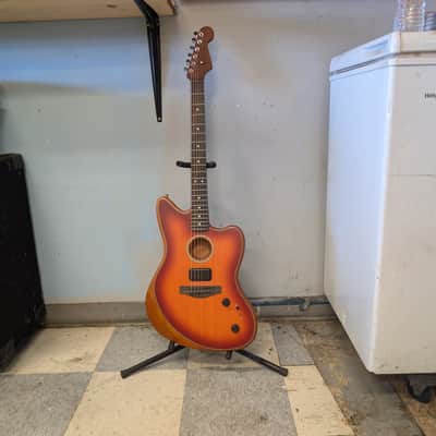 Fender American Acoustasonic Jazzmaster - Sunburst - Made in USA - US227466A image 1