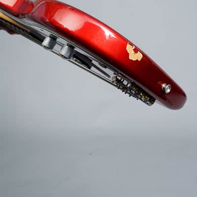 Fender Japan PB Standard Precision Bass 1996 - Candy Apple Red image 11