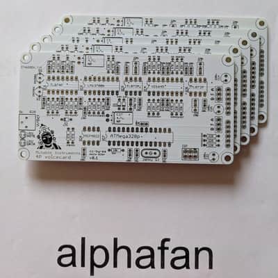 Mutable Instruments Ambika motherboard PCB + 6 voicecard PCB image 4