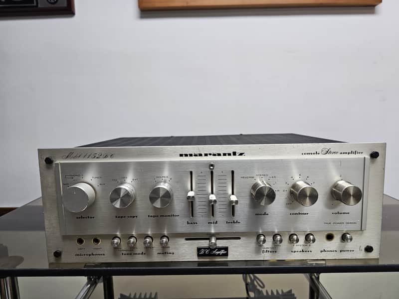 Marantz Model 1152DC Amplifier for Repair or Parts
