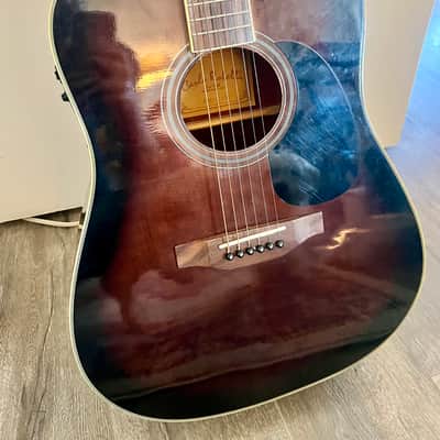 Carlo Robelli Acoustic-Electric Guitar (Sunburst) with Gig Bag image 2