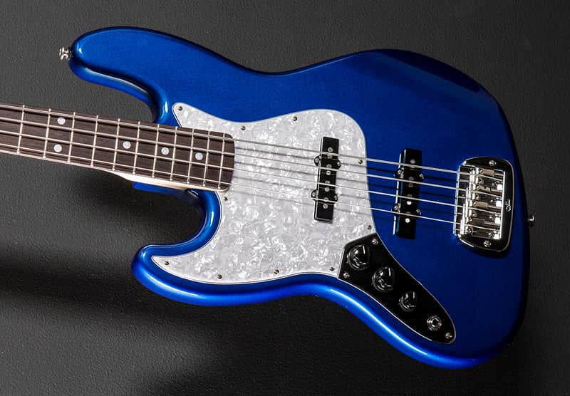G&L JB Bass Left Hand 2017 Midnight Blue Metallic image 1
