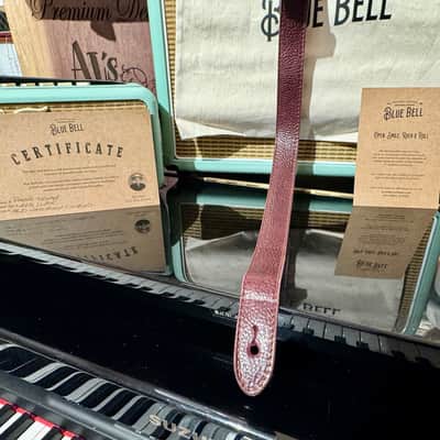 Blue Bell Straps PARIS TEXAS Special Collection EXCLUSIVE for Al’s Music Factory  OLD CHERRY CIERVO image 6