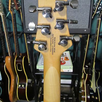 Mitchell MD300 Black archtop *PRO SETUP* Hh rails w/ coil split Super Strat style Electric Guitar image 6