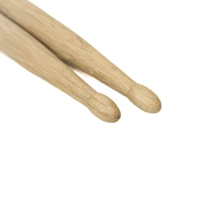 On-Stage HW7A Hickory 7A Wood Drum Sticks with Wood Tips, 1-Pair OnStage image 2