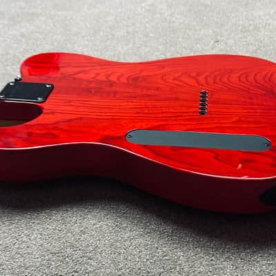 2000s Fernandes TE-85T Ash Telecaster MIJ - Takuya Signature Japan Transparent Red image 13
