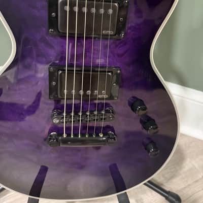 ESP LTD EC-1000 2022 - Present - See Thru Purple Sunburst image 3