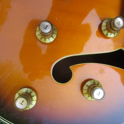 Ventura Jazz Guitar, 1970's, Japan, Matsumoku Factory. 17" Body, Plays & Sounds Good image 6