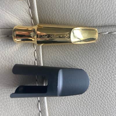 Ted Klum New London Tenor Mouthpiece - Size 8 - Brass/24k Gold Plated image 5