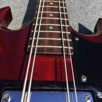 Gibson EB-0 1975 Cherry Red image 11