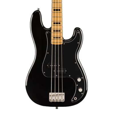 Used Squier Classic Vibe '70s Precision Bass - Black w/ Maple FB image 3