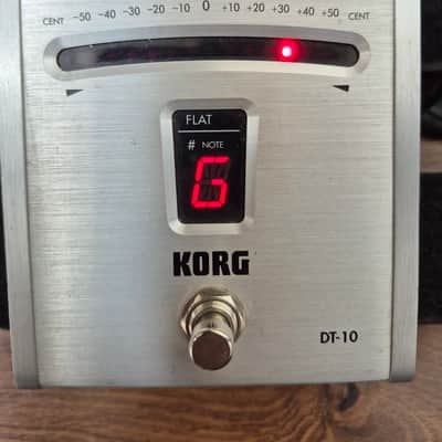 Korg DT-10 Chromatic Pedal Tuner 2000s - Black image 5