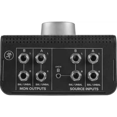 Mackie Big Knob 2x2 Passive Studio Monitor Controller - Black image 4