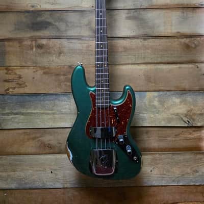 2023 Fender Custom Shop Jazz Bass B2 '62 RELIC (Pre-Owned) - Aged Sherwood Green w/ Hard Case image 7