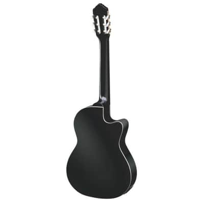 Ortega RCE145LBK NT Lefthand Black, incl. Gigbag - Lefthand Classical Guitar image 2