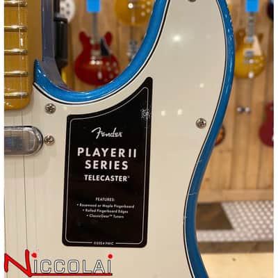 FENDER Limited Edition Player II Telecaster, Maple Fingerboard, Lake Placid Blue image 3