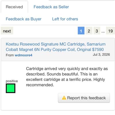 Koetsu Rosewood Signature - Koetsu Rosewood Signature MC Cartridge, Samarium Cobalt Magnet 6N Purity Copper Coil, Original $7995 image 22