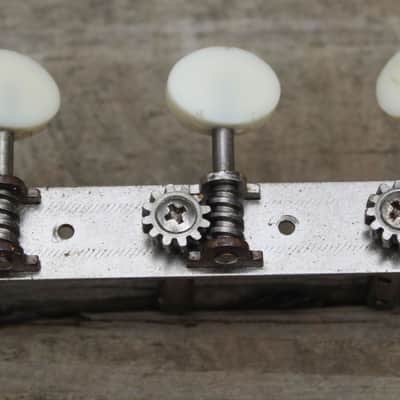 6 Vintage Open Back 3 in Line Strip Tuners Gibson Martin Harmony Kay Teisco image 9