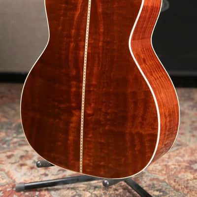 Santa Cruz H13 42 Style Acoustic Guitar - Orcas Island Cedar/Waterfall Bubinga with Hardshell Case image 9