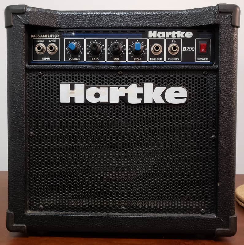 Hartke B200 Combo Bass 20 Watt Solid State Amplifier 90s | Reverb