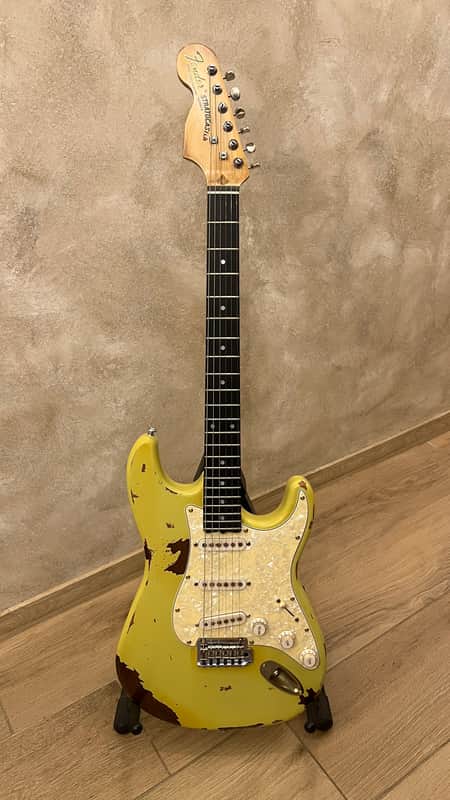 Hendrix Inspired Custom Stratocaster Style Relic Guitar Mahogany not Fender image 1