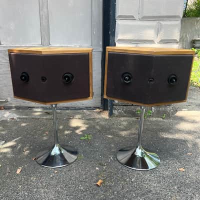 Vintage MCM Bose 901 Series VI Direct/Reflecting Speakers w/ Active EQ & Chrome Tulip Stands – Tested, Audiophile Set (Ask About Shipping) image 19