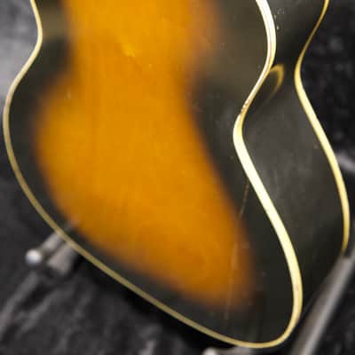 Vintage Fender Uni-Bar Reinforced Neck Acoustic | Made in USA | c.1959–1962 | Fresh Professional Setup image 13