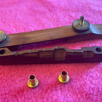 vintage 1965 1960's Gibson rosewood bridge for es-125 175 L5 barney kessel tal farlow super 400 350 L7 L4 image 2