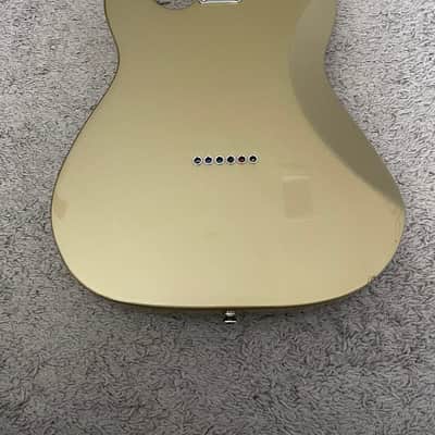 Fender Chris Shiflett Telecaster Deluxe 2016 MIM Shoreline Gold Tele Guitar image 12