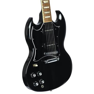Gibson 2012 Lefty SG Standard P90 Ebony With Ohsc - Used image 5