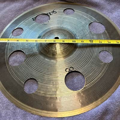 Saluda Symbolic Series 16 In. Vented Crash Cymbal 1,097 Grams, Video Demo., MINT image 3