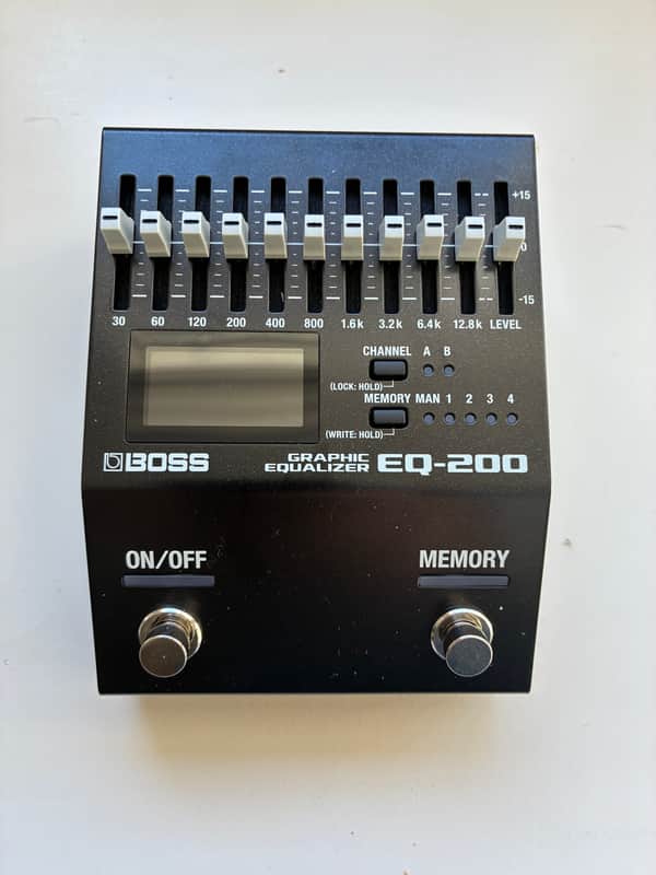 Boss EQ-200 Equalizer 2019 - Present - Black image 1