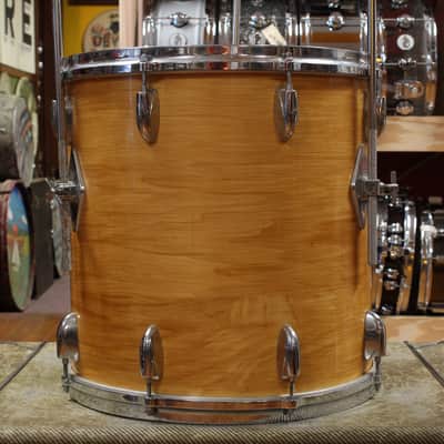 1970s Gretsch Stop Sign Badge Outfit in High Gloss Natural Maple 14x28 14x24 9x13 10x14 16x16 16x18 image 14