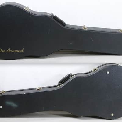 Guild De Armond M-75 Electric Guitar 1999 Black w/ Gold USA Pickups + OHSC image 24
