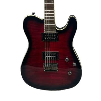 FENDER SPECIAL EDITION CUSTOM TELECASTER FMT HH BLACK CHERRY BURST image 2
