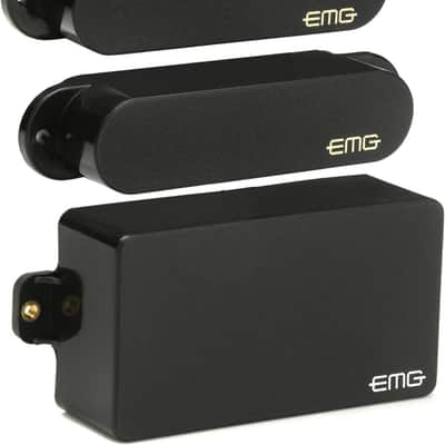 EMG SA/SA/81 Active Guitar Pickup Set for H/S/S Fender Strat/Stratocaster, Black image 3