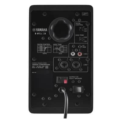 Yamaha HS3 3.5-Inch Powered Compact and Portable Studio Monitors with Class-D Amp (Pair, Black) image 4
