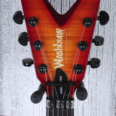 Washburn 2004 Dimebag ST Pro Stealth Electric Guitar Flame Maple Top w Gig Bag image 12