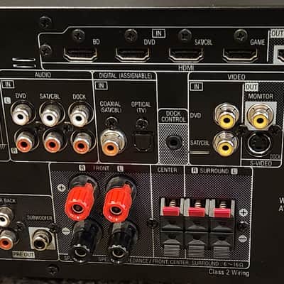Denon Denon AVR-1312 Home theater receiver with 3D-ready HDMI switching 90s  - Black metal cabinet image 8