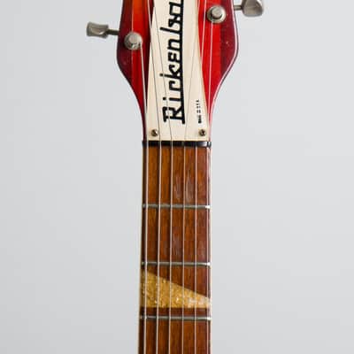 Rickenbacker  Model 360 Thinline Hollow Body Electric Guitar (1967), ser. #GB-572, original silver Tolex hard shell case. image 5