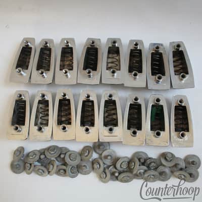 Ludwig 16x Tom/Snare Drum Lugs Vintage 70s-80s Small Super Classic Set Chrome US image 2