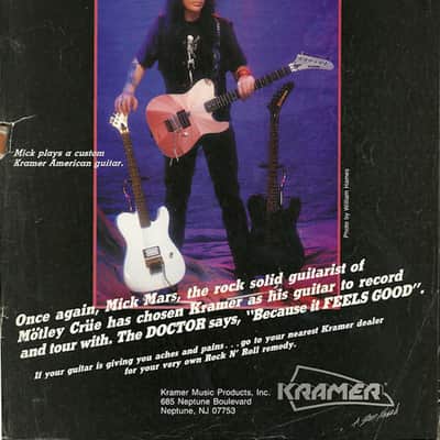 Kramer KM-I Mick Mars Signature 1988-89 - Black image 12