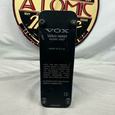 Vox V847 Wah Wah Pedal - USA! image 7