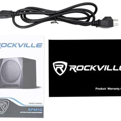 Rockville APM10C 10" 400 Watt Powered Home Theater Subwoofer Sub - Studio Sound image 4