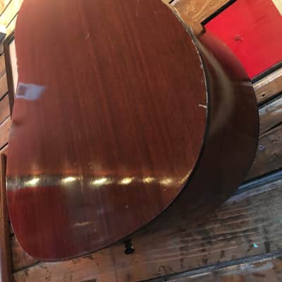 1966-71 Yamaha FG-180 Red Label Jumbo Dreadnought Acoustic Guitar Neck Reset MIJ image 14