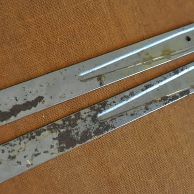 Fender 19" Tilt Back Legs Vintage Original Pat. Pend embossed on legs 1960's image 9