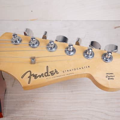 Fender ST-Champ Mini Stratocaster with Built In Speaker MIJ 1994 Sunburst Made in Japan w/ Bag image 3