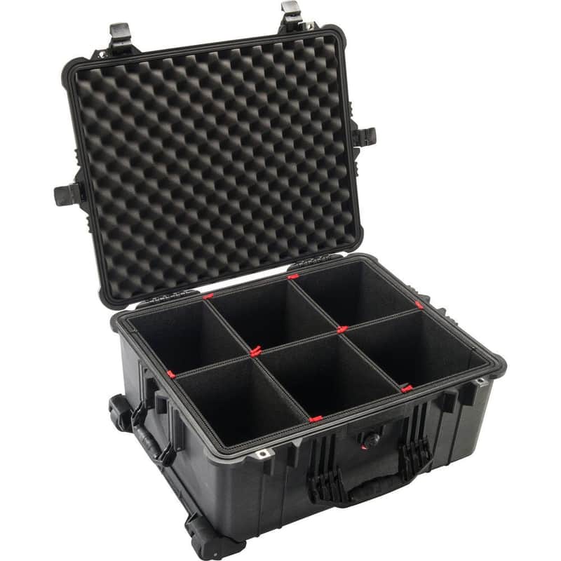 Pelican 1610TP Case with TrekPak Divider System (Black) image 1
